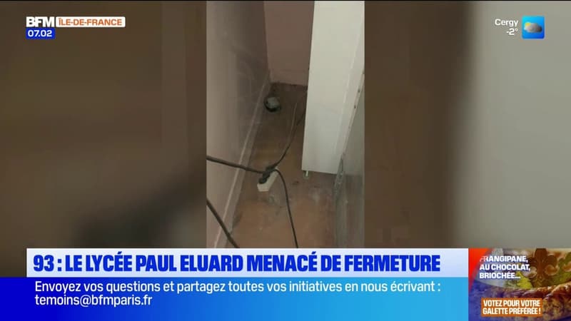 Seine-Saint-Denis: le lycée Paul-Éluard de Saint-Denis menacé de fermeture