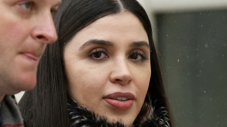 Emma Coronel, la femme du narcotrafiquant Joaquin "el Chapo" Guzman, le 12 février 2019 à New York