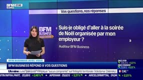 BFM Business avec vous : Est-on obligé d'aller à la soirée de Noël organisée par notre entreprise ? - 22/12 