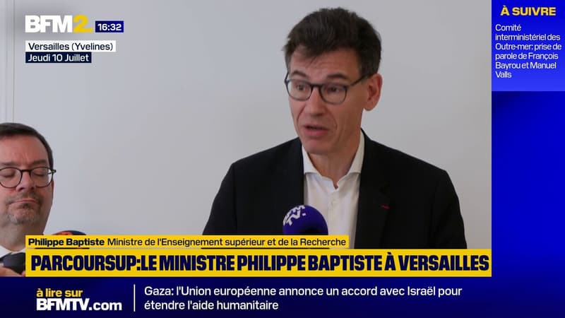 Pour le ministre Philippe Baptiste, l'université n'est pas 