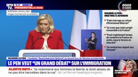 Marine Le Pen: "Je ne retirerai aucun droit à aucun Français"