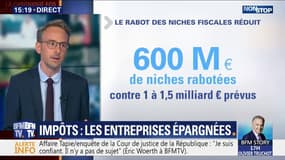 Le coup de rabot sur les niches fiscales des entreprises sera bien moins important que prévu