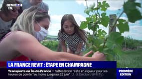 "La France revit" après le confinement: la production de champagne repart dans la Marne