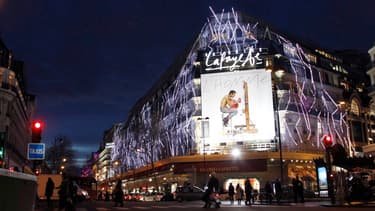 Les Galeries Lafayette.