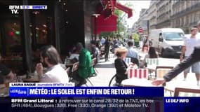 Dans cette brasserie parisienne, la terrasse arrive enfin à se remplir avec le retour du soleil