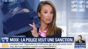 Une policière invite Yann Moix à rejoindre une patrouille en opération. 