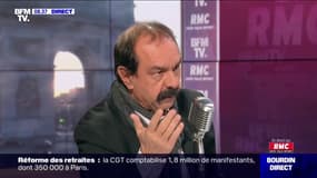 Retraites: pour Philippe Martinez, "le gouvernement et le Président sont dans une posture idéologique"