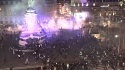 Des affrontements en lieu entre forces de l'ordre et manifestants. 