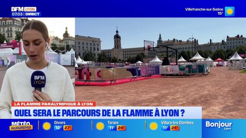 Jeux paralympiques: quel sera le parcours de la flamme à Lyon? (1/1)