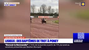 Lisieux: des baptêmes de trot à poney