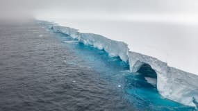 L'iceberg géant A23a photographié le 14 janvier 2024