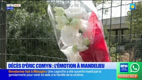 Décès d'Éric Comyn: l'émotion à Mandelieu après la mort du gendarme