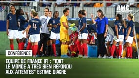 Equipe de France (F) : "Tout le monde a très bien répondu aux attentes" estime Diacre