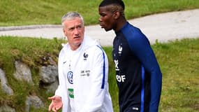Deschamps et Pogba.