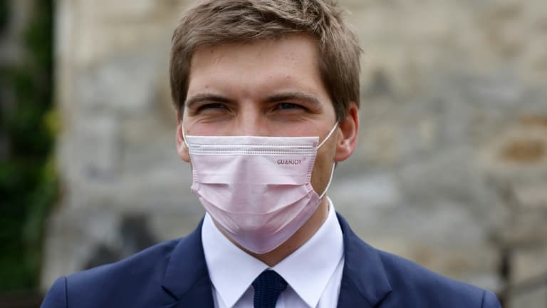 Le député de l'Essonne Robin Reda à Juvisy-sur-Orge dans l'Essonne, le 29 avril 2021