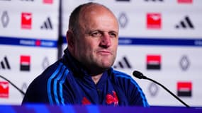 William Servat en conférence de presse avant le match du Tournoi des VI Nations entre la France et le pays de Galles - le 30/01/2025