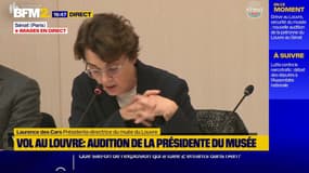 "Nous avons agi concrètement pour renforcer la sécurité du musée", assure la directrice du Louvre