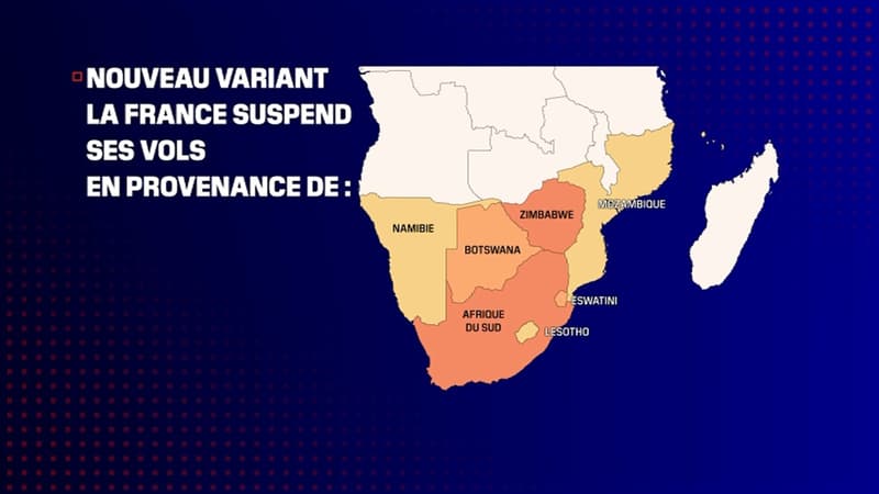 Les pays concernés.