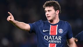 Joao Neves avec le PSG, le 22 novembre 2024