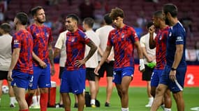 Joao Felix à l'échauffement avant le match Atlético-Grenade (3-1, 1ere journée de Liga), le 14 août 2023