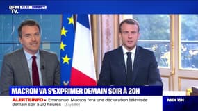 Emmanuel Macron fera une déclaration télévisée ce jeudi soir à 20h