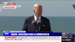 80 ans du Débarquement: "Leur mémoire ne va pas disparaître, elle ne va que s'accroître", déclare Joe Biden