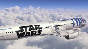 Boeing 787 repeint aux couleurs de R2-D2 par ANA