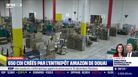 Amazon: 650 CDI créés par l'entrepôt de Douai