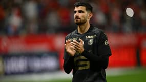 Martin Terrier avec Rennes en mai 2024
