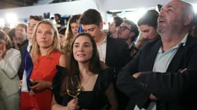 Des militants du RN après les législatives, le 7 juillet 2024