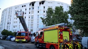 Des pompiers à Nice, dans les Alpes-Maritimes, le 18 juillet 2024