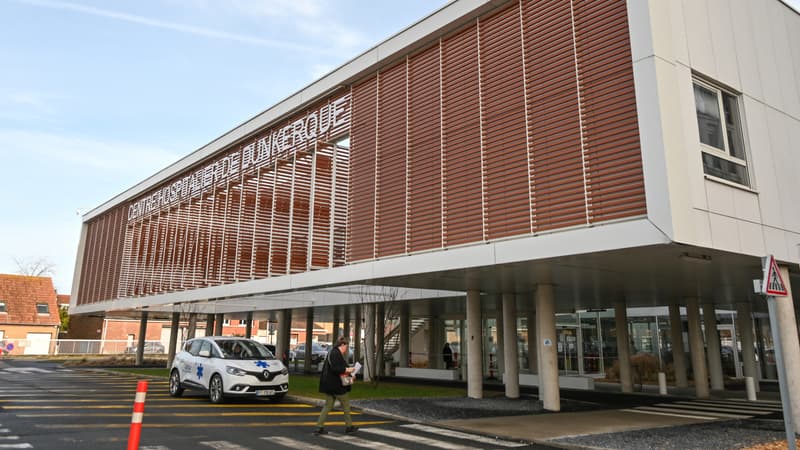 Le centre hospitalier de Dunkerque (Nord), le 17 février 2021.