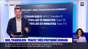 RER, Transilien: trafic très perturbé ce mardi en raison d'une grève
