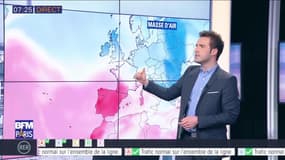 Météo Paris-Ile-de-France du vendredi 13 janvier 2017: La neige s' invite sur l'ouest du bassin parisien