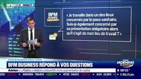 BFM Business avec vous : Un salarié concerné par le pass sanitaire doit-il en présenter sur son lieu de travail ? - 15/06