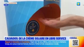 Ouistreham: la ville propose des distributeurs de crème solaire gratuits