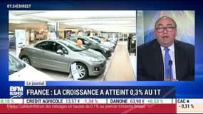 Emmanuel Lechypre interprète la croissance annoncée du premier trimestre