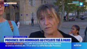 Provence: plusieurs hommages au cycliste tué à Paris