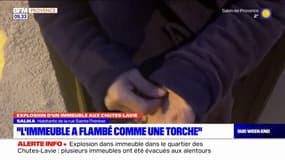  Le témoignage d'une voisine après l'incendie d'un immeuble à Marseille qui a fait sept blessés