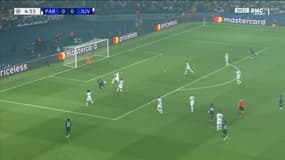 L'ouverture du score du PSG face à la Juventus