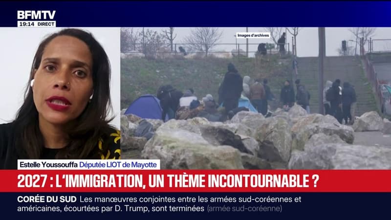 Immigration à Mayotte: "C'est important que les candidats à la présidentielle viennent à Mayotte", affirme Estelle Youssouffa, députée LIOT de Mayotte