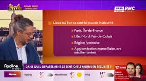 Dans quel département se sent-on le moins en sécurité? 