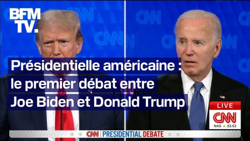 Présidentielle américaine: l'intégralité du premier débat entre Joe Biden et Donald Trump