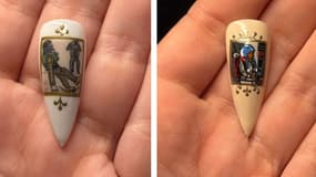 Les prothèses ongulaires réalisées par l'Américaine sont politiquement engagées.