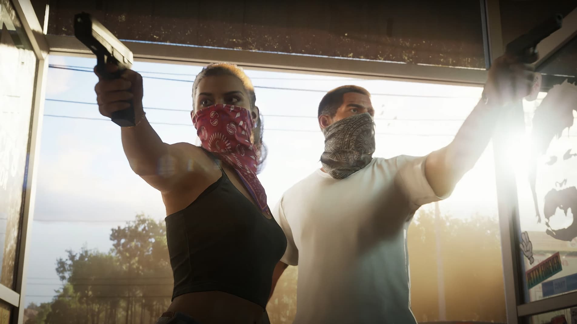 La bande-annonce de GTA VI laisse envisager la présence d'un duo criminel à la "Bonnie and Clyde" La bande-annonce de GTA VI laisse envisager la présence d'un duo criminel à la "Bonnie and Clyde"