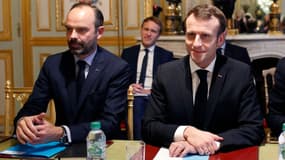 Edouard Philippe et Emmanuel Macron, le 11 décembre 2018 (photo d'illustration)