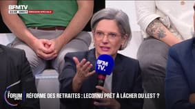 FORUM BFMTV - Crise politique: "Tout cela me met en colère [...] on se bat à l'Assemblée nationale pour vous", déclare Sandrine Rousseau, députée "Écologiste et Social"