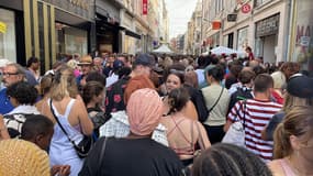 La rue Neuve bondée lors de la braderie de Lille