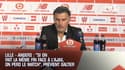 Lille – Angers : "Si on fait la même fin face à l’Ajax, on perd le match", prévient Galtier
