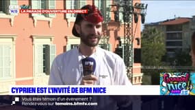 Carnaval de Nice: le youtubeur et dessinateur niçois Cyprien raconte comment il a dessiné un des chars